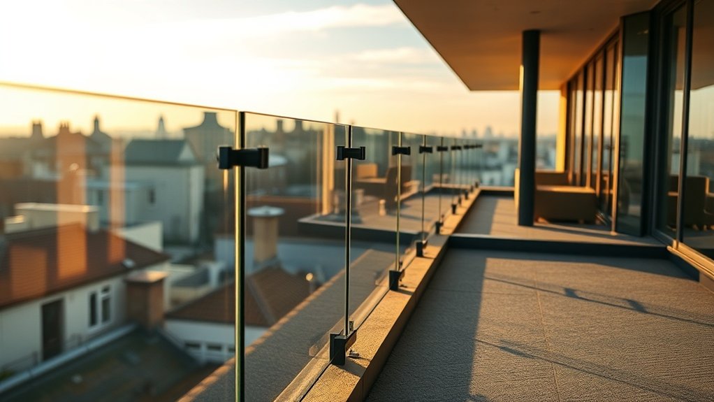 Terrace Glass Balustrades Dalston