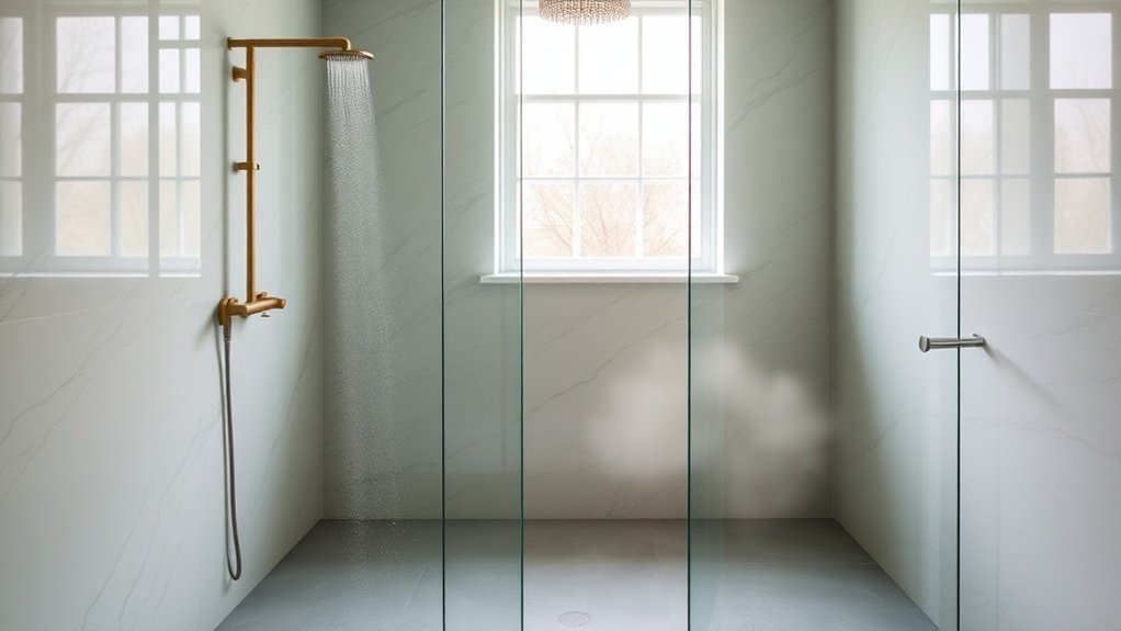 Wet Room Glass Panels Dalston